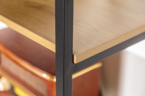 DULAP ORGANIZATOR OFFICE, STUDIO 180CM, COD 40627, DIN METAL SI MDF, CULOAREA STEJARULUI - Img 4