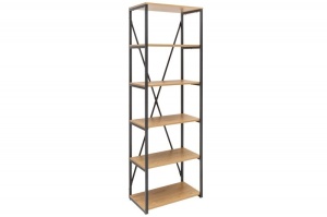 DULAP ORGANIZATOR OFFICE, STUDIO 180CM, COD 40627, DIN METAL SI MDF, CULOAREA STEJARULUI - Img 6