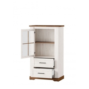 DULAP/VITRINA COUNTRY 1D2S DIN FURNIR DESIGN CLASIC RUSTIC VLD - Img 1