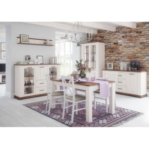 DULAP/VITRINA COUNTRY 4D 12 DIN FURNIR DESIGN CLASIC RUSTIC VLD - Img 2