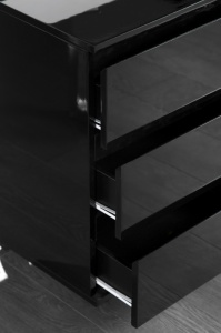 DULAPIOR OFFICE, NEGRU BIG DEAL, COD 17519, DESIGN MODERN - Img 3