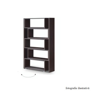ETAJERA KLOE I, STEJAR SONOMA, DIN PAL MELAMINAT, STIL MODERN, TK - Img 3