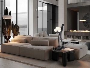FIGURINA DECORATIVA CU LED( VEIOZA), LA CARGA, 80CM, FIBRA DE STICLA, RASINA SI ABAJURURI, DESIGN MODERN