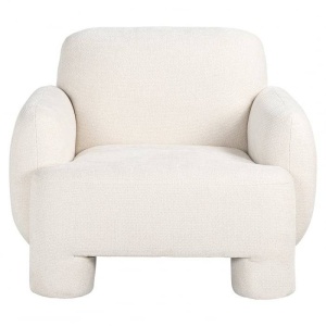 FOTOLIU CONFORTABIL BOLI, ALB, TAPITERIE BOUCLE, STIL MODERN, RICHMOND INTERIORS - Img 2