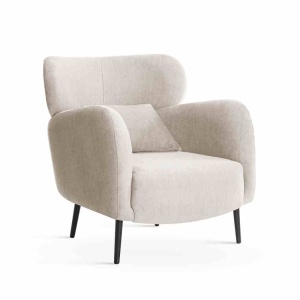 FOTOLIU CONFORTABIL BUENO, BEJ/NEGRU, STIL MODERN, CONFECTIONAT DIN METAL SI TEXTIL