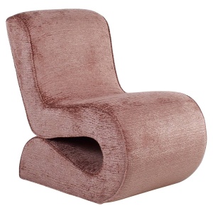 FOTOLIU CONFORTABIL FRANKIE, ROZ PAL, TAPITERIE CHENILLE, STIL MODERN, RICHMOND INTERIORS