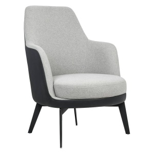FOTOLIU CONFORTABIL TORO, GRAFIT/GRI, DIN TEXTIL, PIELE ECOLOGICA SI METAL, STIL MODERN B2