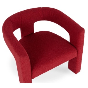 FOTOLIU DEOSEBIT, ARTIM MEBLE, REALIZAT DIN MATERIAL TEXTIL BOUCLE BURGUND, STIL MODERN - Img 6