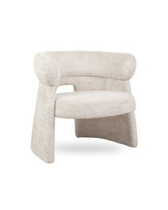 FOTOLIU ELEGANT MADAME BEJ, CONFECTIONAT DIN TEXTIL CHENILLE SI METAL, STIL MODERN