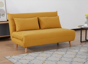 FOTOLIU EXTENSIBIL SPIKE II, GALBEN CURRY, DIN TEXTIL, DESIGN MODERN, SIGNAL - Img 1