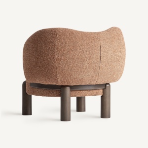 FOTOLIU JANVI, REALIZAT DIN LEMN DE FRASIN SI TEXTIL, CULOARE CARAMIZIU, REALIZAT MANUAL, VICAL HOME - Img 4