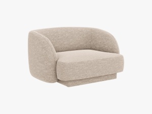 FOTOLIU MILEY, 103 CM, BEJ 30, TAPITERIE CHENILLE, DESIGN DEOSEBIT