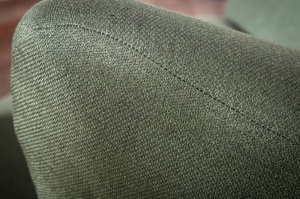 FOTOLIU STIL CHESTERFIELD , DON VERDE, COD 40984, DIN TEXTIL - Img 4