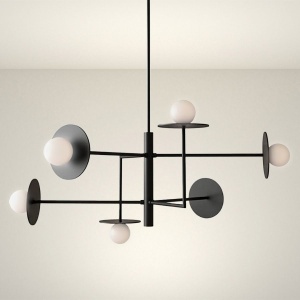 Lampa APP1668-6CP Black - Img 2