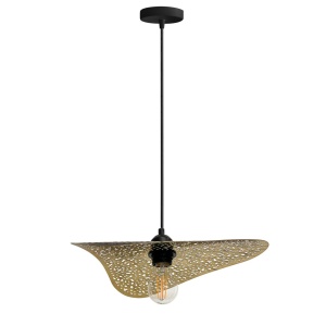 Lampă de tavan APP1468-1CP BLACK/OLD GOLD