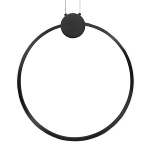 Lampă de tavan LED APP1398-CP BLACK 50cm - Img 3