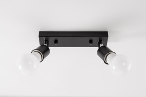 Lampa DE TAVAN Reflector Black APP696-2C - Img 2