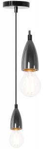 Lampa DE TAVAN SUSPENDABILA Crom Black APP357-1CP