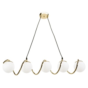 Lampă suspendată APP1780-5CP Gold