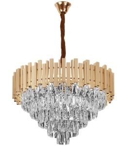 Lampă suspendată Cristal G052-CP 60CM GOLD