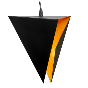 LAMPĂ TRIANGULARĂ GEOMETRICĂ TRIPLE NEGRU APP254-3CP - Img 2