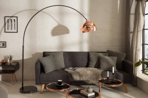 LAMPADAR BIG BOW ROZ AURIU/NEGRU 170/210 CM COD 39372 DESIGN MODERN - Img 2