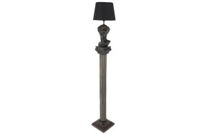 LAMPADAR, DAVID 120CM, REALIZAT DIN POLIRASINA SI TEXTIL, CULOARE NEAGRA, REALIZAT MANUAL, ARTIM GROUP SELECTION - Img 2