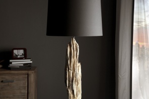LAMPADAR ROUSILIQUE 17321 NEGRU/NATURAL DESIGN RUSTIC - Img 3