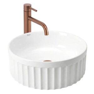 LAVOAR PE BLAT REA DUO, ALB, CONFECTIONAT DIN CERAMICA, CALITATE SUPERIOARA