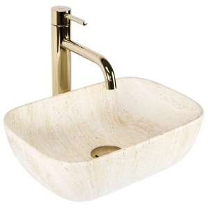 LAVOAR PENTRU BLAT REA BELINDA MINI TRAVERTINE MAT, CALITATE SUPERIOARA