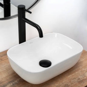 LAVOAR REA BELINDA MINI, 37 CM, ALB, DIN CERAMICA, CALITATE SUPERIOARA