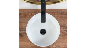 LAVOAR REA CHARLOTTE, 36,5 CM, ALB, DIN CERAMICA, CALITATE SUPERIOARA - Img 3