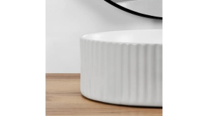 LAVOAR REA DELIA, ALB, 36 CM, DIN CERAMICA, CALITATE SUPERIOARA - Img 2