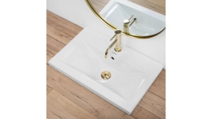 LAVOAR REA LUXURY, 61 CM, DIN CERAMICA, INCASTRAT, CALITATE SUPERIOARA, REA - Img 5