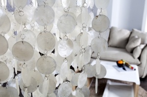 LUSTRA 80CM, SHELL REFLECTIONS, COD 22850, DESIGN MODERN - Img 4