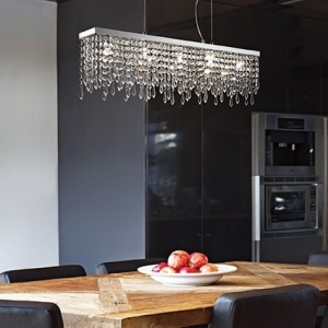 LUSTRA CRI STALGIADA SP7, TRASPARENTE, DESIGN CLASIC, IDEAL LUX