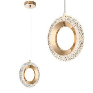 Lustră cu Cristale Suspendată G119-1CP GOLD