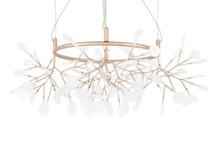 LUSTRA CU LED, FLORA 80, DIN METAL, CUPRU, STIL MODERN, B2