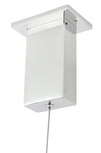 LUSTRA CU LED-URI RING 60, ARGINTIE, DIN METAL, STIL MODERN - Img 3