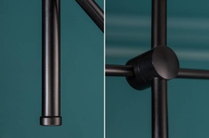 LUSTRA DIN METAL, VARIATION, COD 40773, CULOARE NEGRU/AURIU, ASPECT MODERN - Img 5