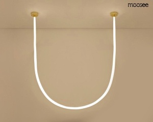 LUSTRA LASSO 1000 SMART GOLD, CONFECTIONATA DIN OTEL, STIL MODERN - Img 2
