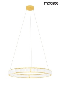 LUSTRA LIBERTY 80 GOLD, CONFECTIONATA DIN STICLA SI METAL, STIL MODERN - Img 2