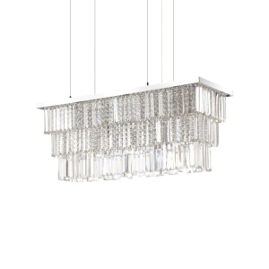 LUSTRA MARTINEZ SP6, CROM, DIN CRISTAL, STIL MODERN