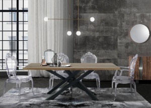 LUSTRA MODERNA, ALYCIA D , COD 4935, STIL MODERN, REALIZAT DIN METAL SI STICLA - Img 8