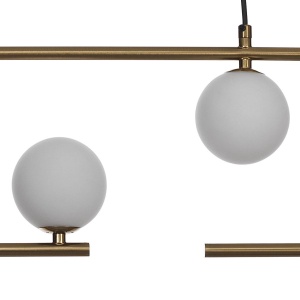 LUSTRA MODERNA, SHOW, COD 5089, STIL MODERN, REALIZAT DIN METAL SI STICLA - Img 6