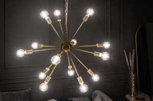 LUSTRA MODERNA, SPUTNIK 87CM, DIN METAL, DESIGN MODERN