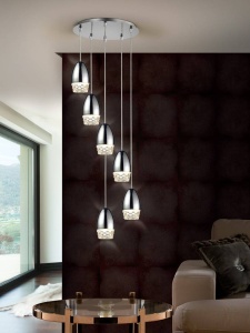 LUSTRA/PLAFONIERA ALESSA CROM 553602 DESIGN MODERN SCHULLER