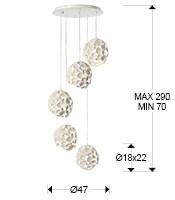 LUSTRA/PLAFONIERA NARISA 266426 DESIGN MODERN SCHULLER - Img 3