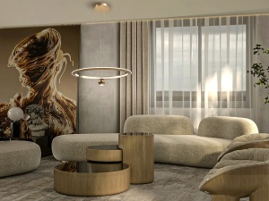 LUSTRA/PLAFONIERA ORANE, CU TELECOMANDA, 60 CM, AURIU/OPAL, DIN OTEL, ALUMINIU SI SILICON, STIL MODERN