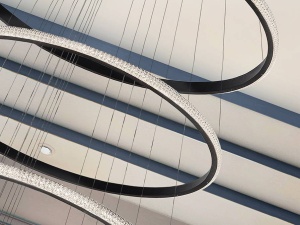 LUSTRA RING 80CM, DIN METAL, ALUMINIU SI ACRIL, STIL MODERN, SCHULLER - Img 3